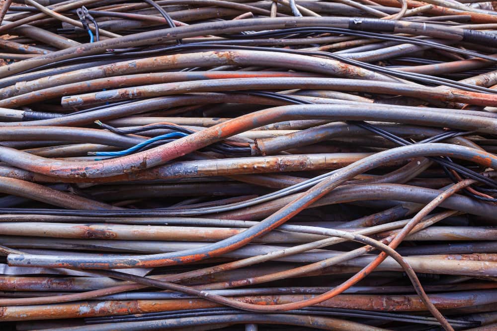 PVC scrap cable recycling