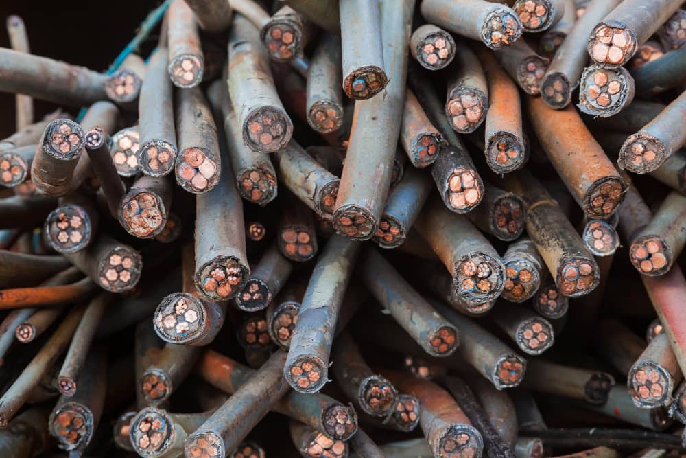 PVC scrap cable recycling