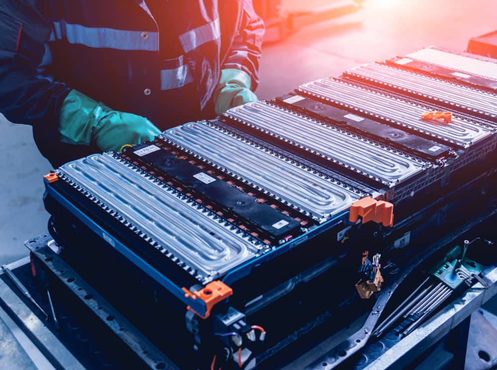 batteries of the elecric motor